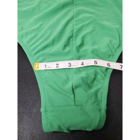 Rhode High Rise Medium Coverage Swim Bikini Bottom Size XXL Green - Picture 10 of 13